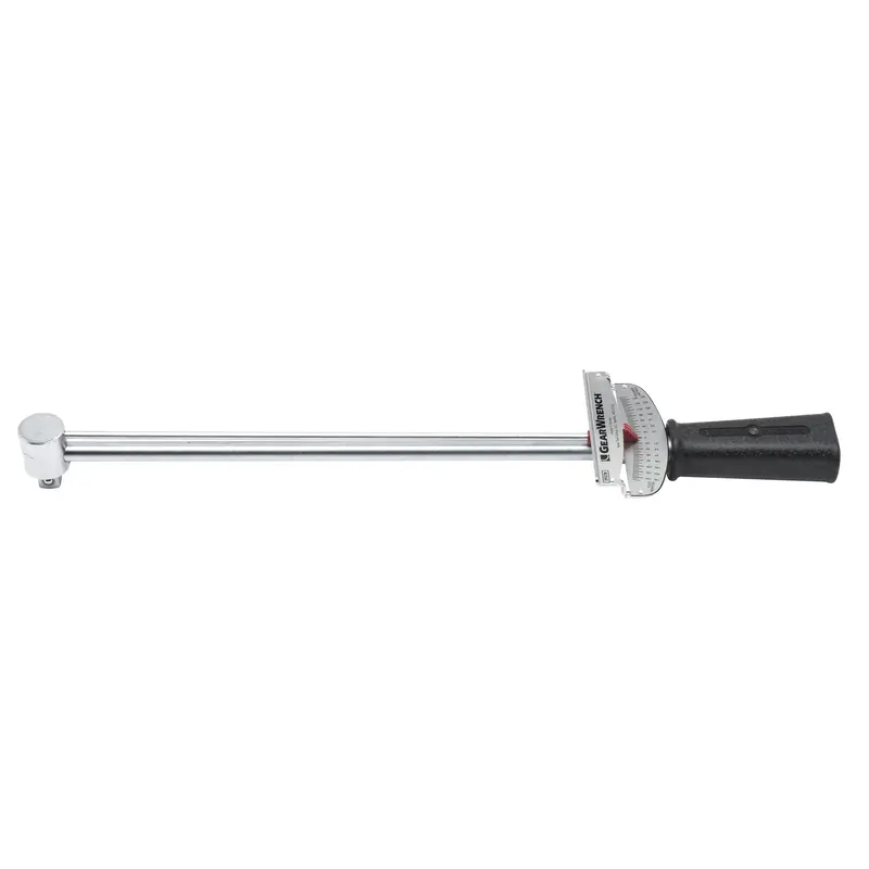 Beam Torque Wrench, Click, 1/2" Square Drive, 0 - 150 Ft-Lbs. 1
