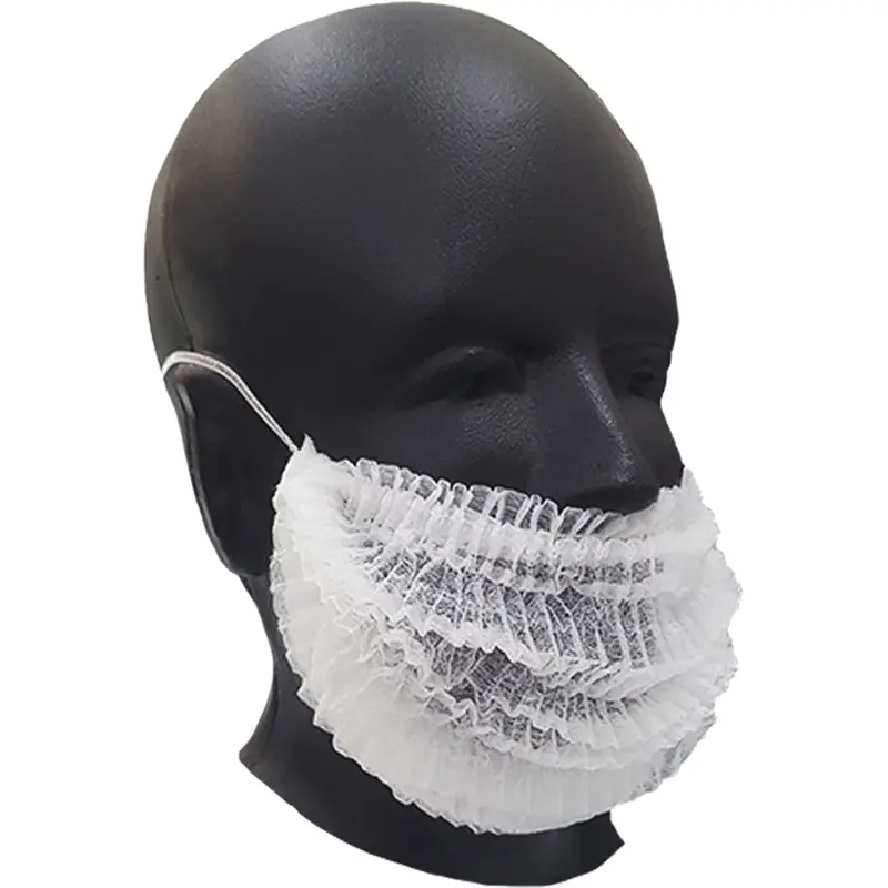 Beard Covers, Polypropylene, White 1