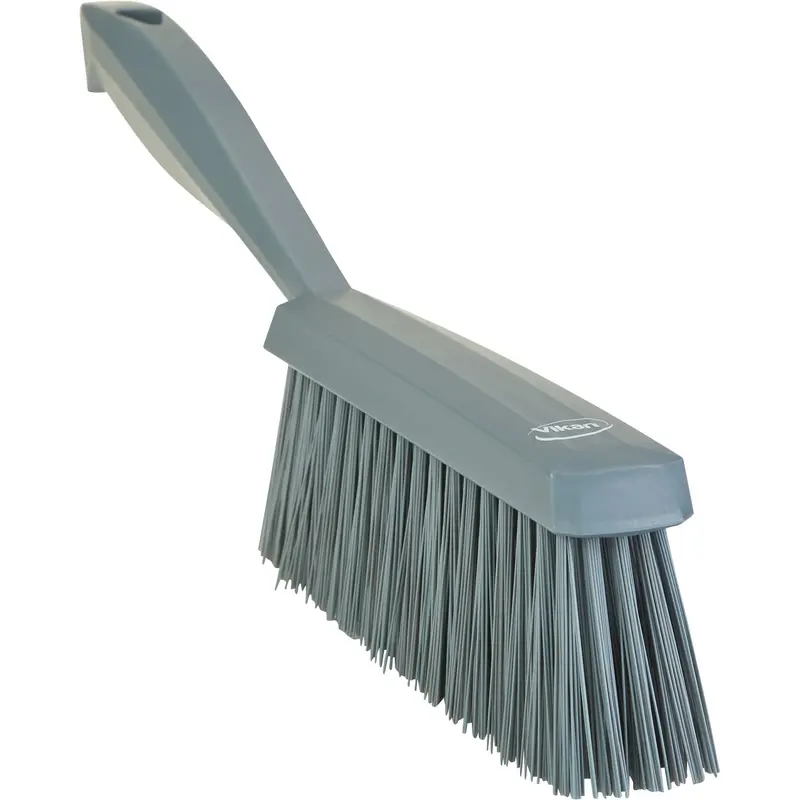Bench Brush, Medium Bristles, 13" Long, Grey 1
