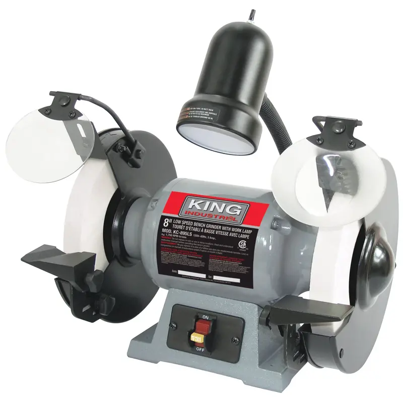 Bench Grinder, 8" Wheel Diameter, 1/2 Hp, 1750 Rpm 1