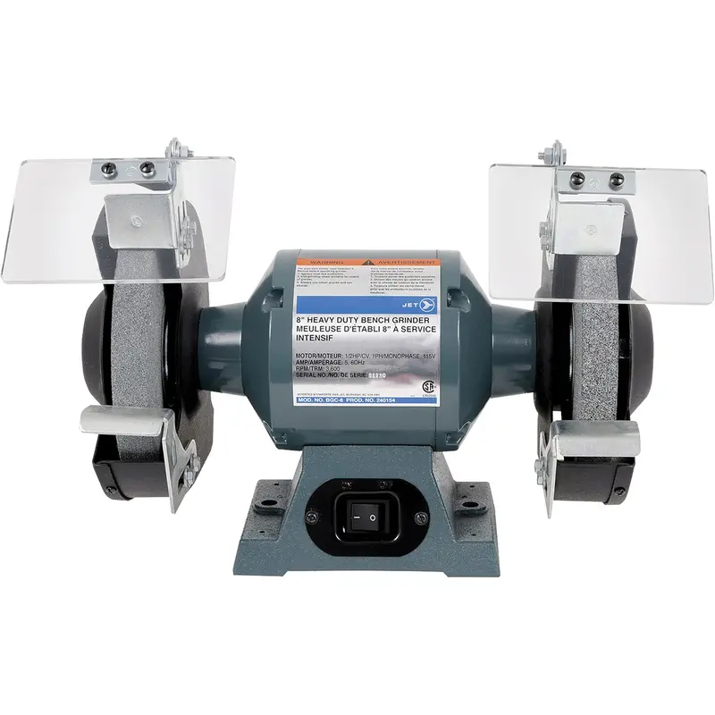 Bgc-8 Bench Grinder, 8" Wheel Diameter, 1/2 Hp, 3600 Rpm 1