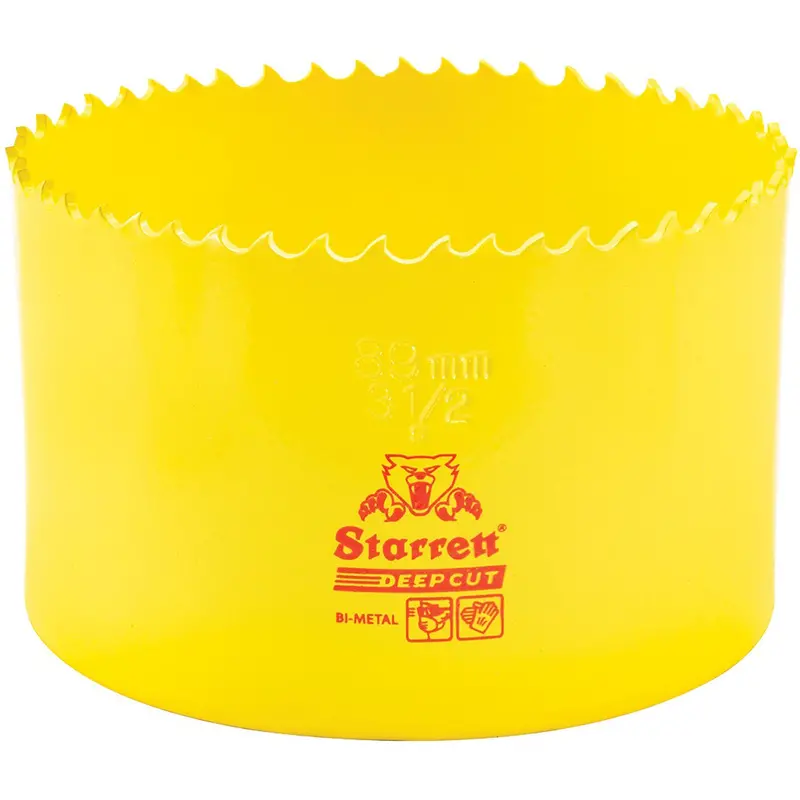 Bi-Metal Holesaw - 3-1/2", 3-1/2", 2" Depth Of Cut, Bi-Metal 1