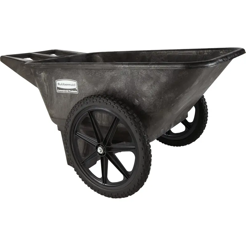 Big Wheel® Carts, 7.5 Cu. Ft., Plastic Tray 1