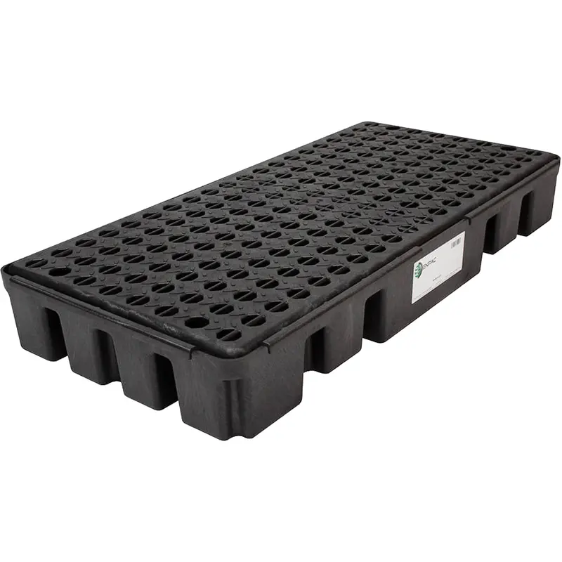 Black Diamond Low Profile Spill Pallet, 25.5 Us Gal. Spill Capacity, 49" X 24" X 6.5" 1