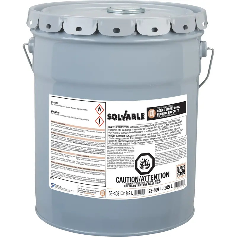 Boiled Linseed Oil, Pail, 18.9 L Net Volume 1