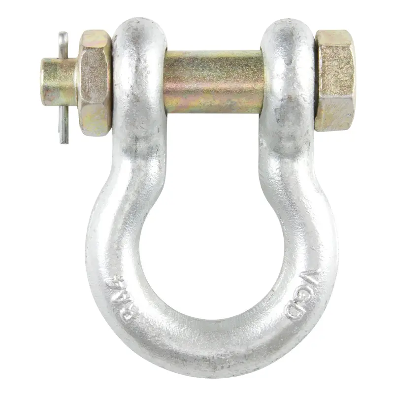 Bolt Type Anchor Shackle, 5/8", Bolt Type, Hot Dip Galvanized 1