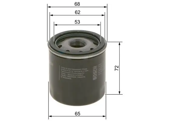 Bosch Oil Filter 0986452028 1
