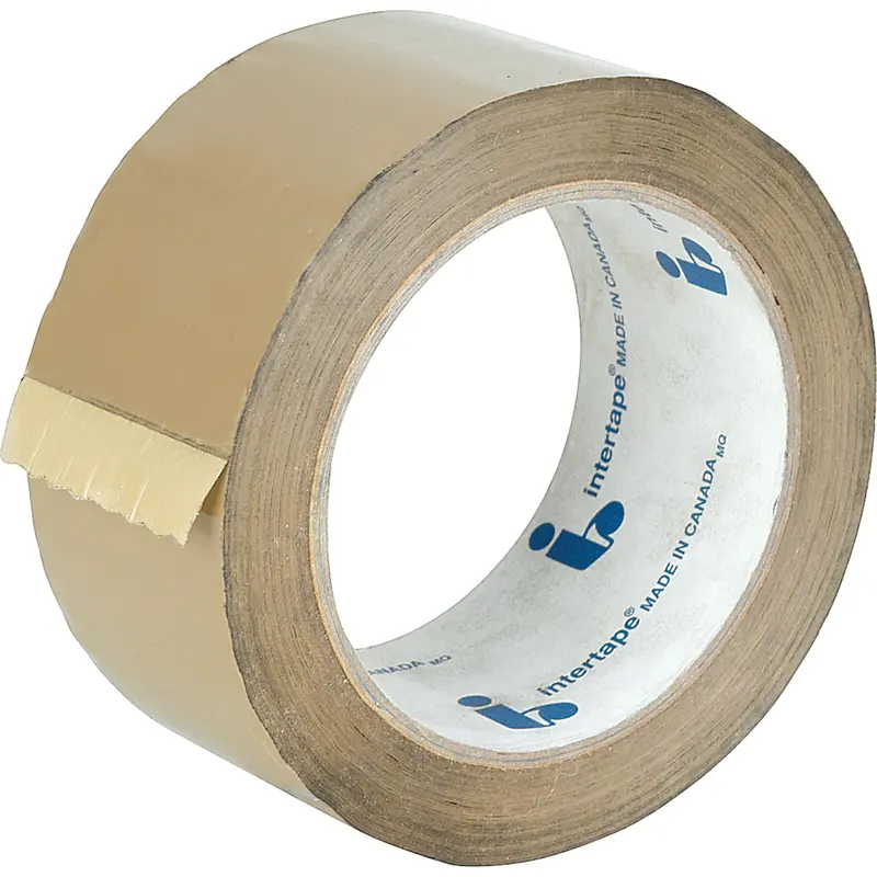 Box Sealing Tape, Hot Melt Adhesive, 2 Mils, 48 Mm (1-22/25") X 100 M (328') 1