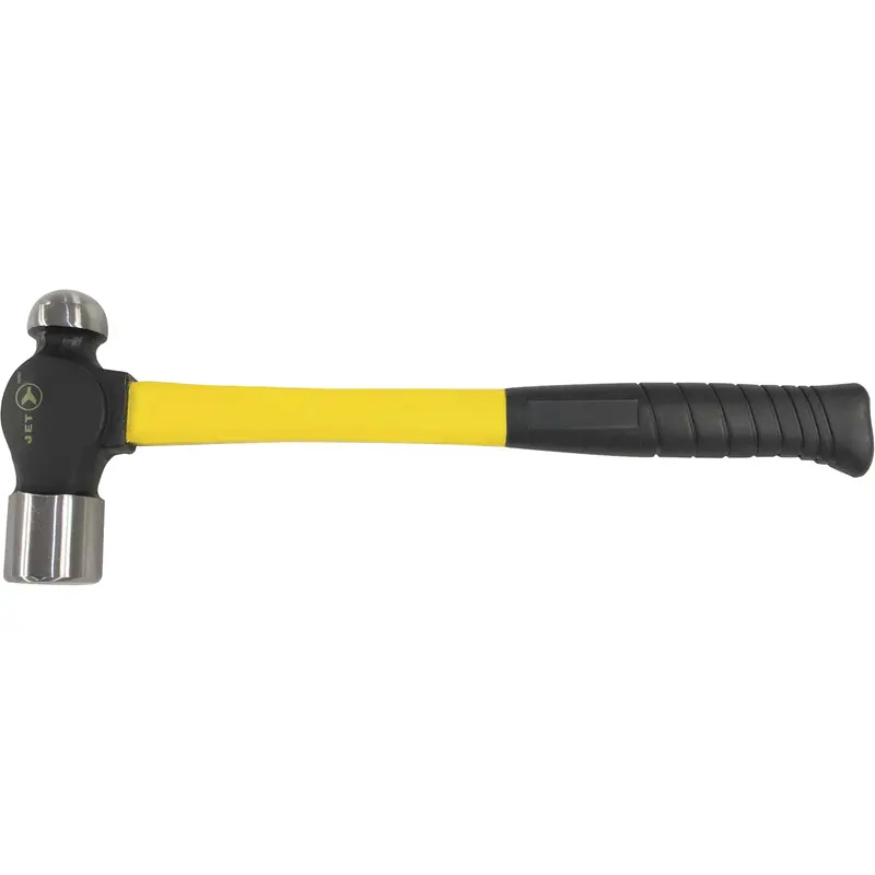 Bp-24F Fibreglass Handle Ball Pein Hammer, 24 Oz. Head Weight, Plain Face, Cushion Handle 1