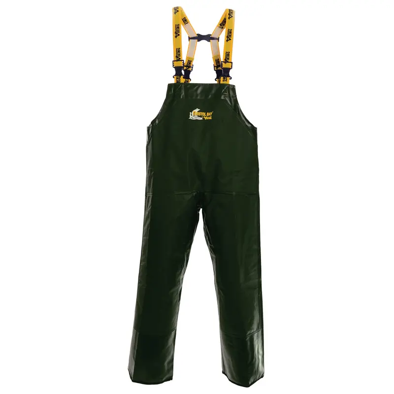 Bristol Bay Bib Pants, Medium, Polyester/Pvc, Grey 1