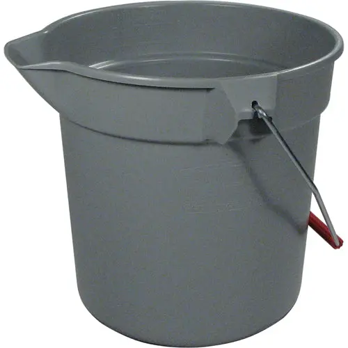 Brute® Bucket, 2.5 Us Gal. (10 Qt.) Capacity, Grey 1
