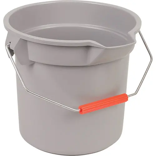 Brute® Bucket, 3.5 Us Gal. (14 Qt.) Capacity, Grey 1
