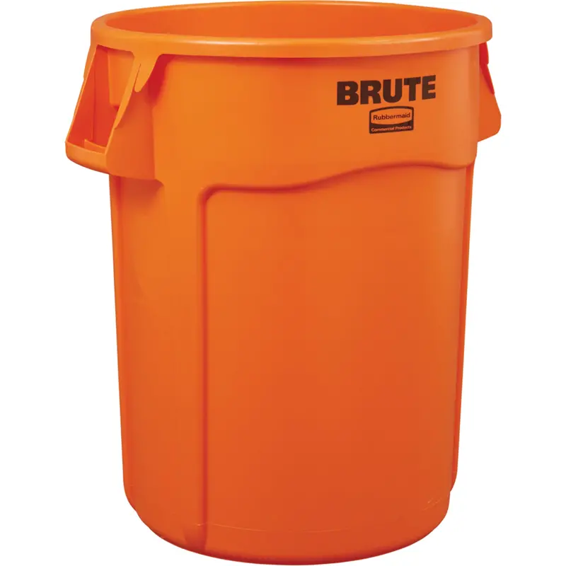 Brute® High Visibility Vented Container, Plastic, 44 Us Gal. 1