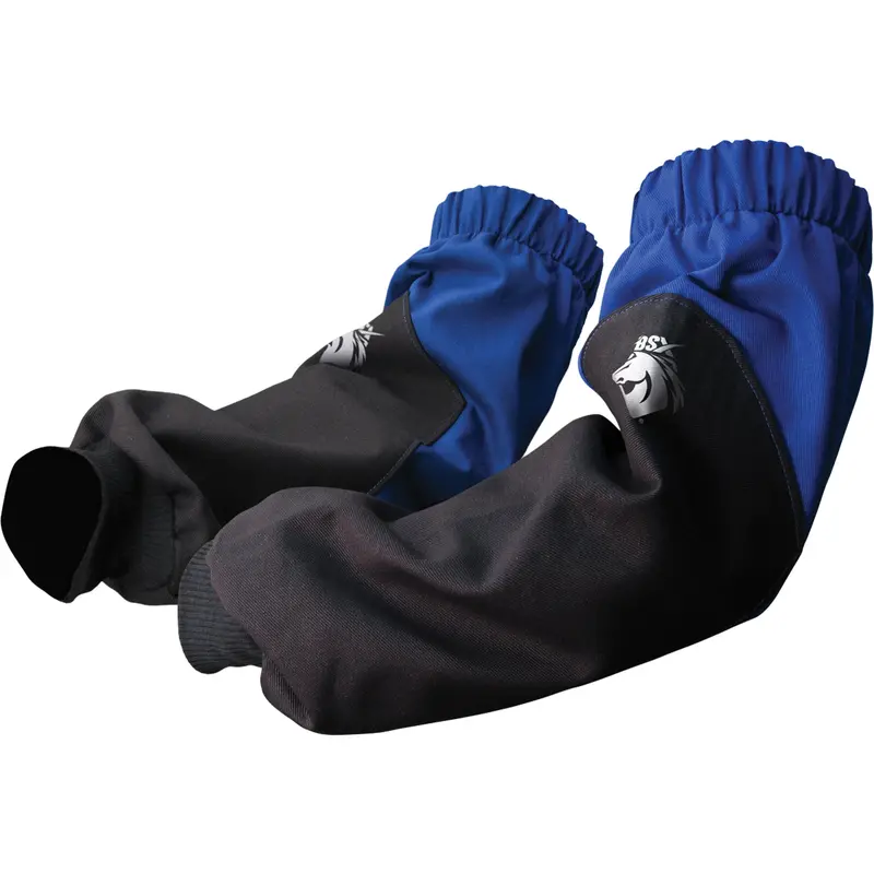 Bsx® Fr Cotton Sleeves, 19" L, Black/Blue 1