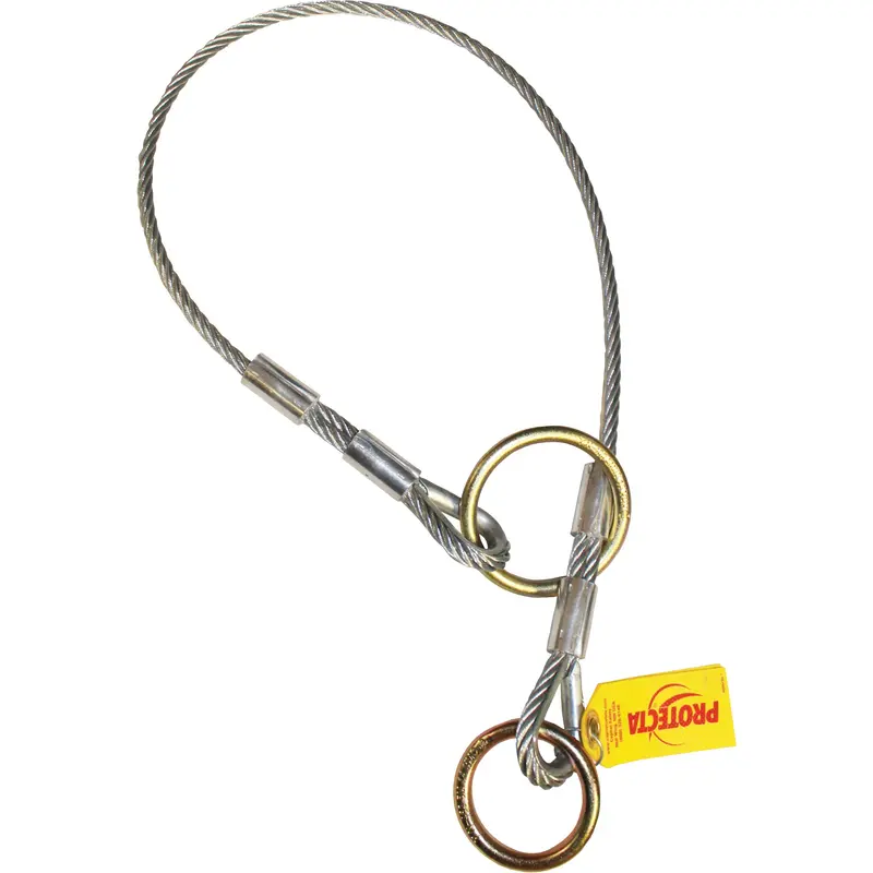 Cable Dual-Ring Adaptor, Tie-Off, Temporary Use 1