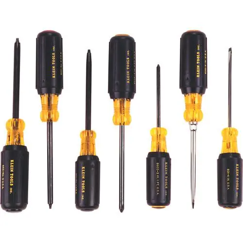 Canadian Basic Cushion-Grip Screwdriver Set, 7 Pcs. 1