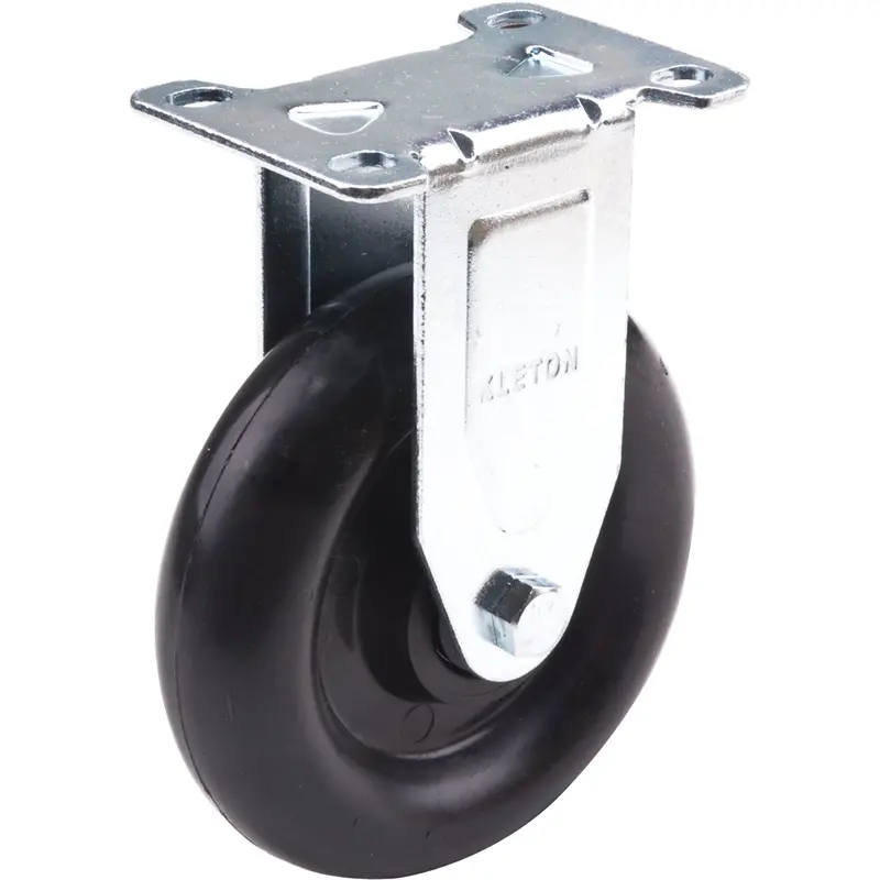 Caster, Rigid, 5" (127 Mm), Polyolefin, 250 Lbs. (113 Kg.) 1