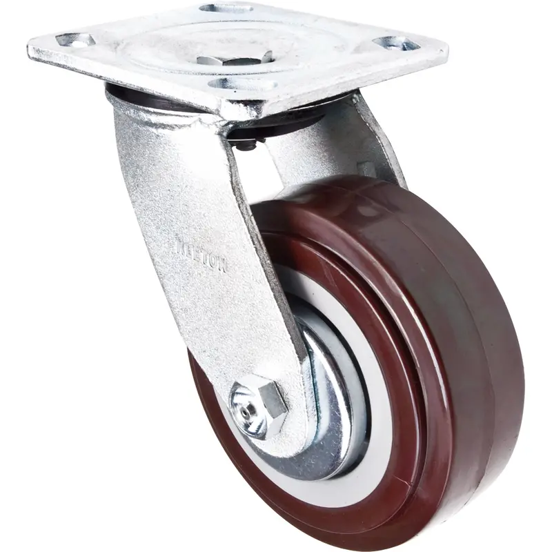 Caster, Swivel, 5" (127 Mm), Polyurethane, 650 Lbs. (294 Kg.) 1