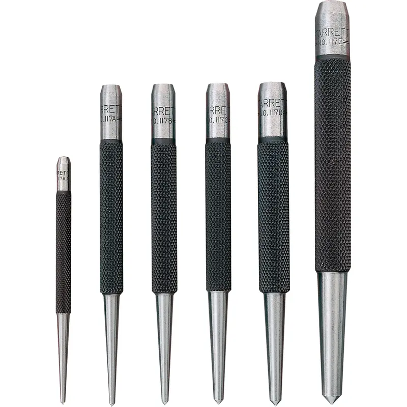 Centre Punches With Round Shanks, 5 Pieces 1