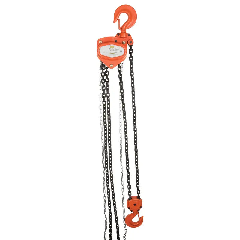 Chain Hoist, 10' Lift, 2000 Lbs. (1 Tons) Capacity, Alloy Steel Chain 1