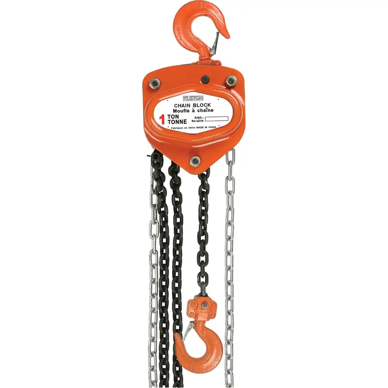 Chain Hoist, 20' Lift, 6000 Lbs. Capacity, Alloy Steel Chain 1
