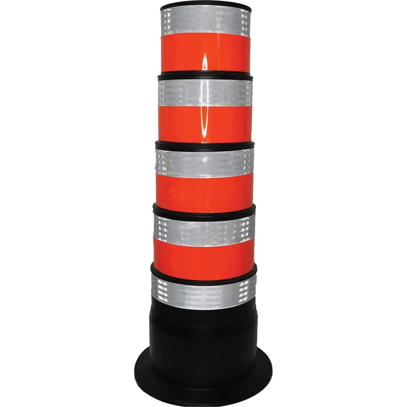 Channelizer, 47.25" High, Orange/White 1