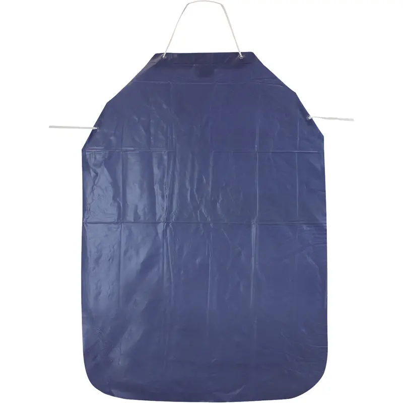 Chemical Protective Apron, Pvc, 48" L X 36" W, Blue 1