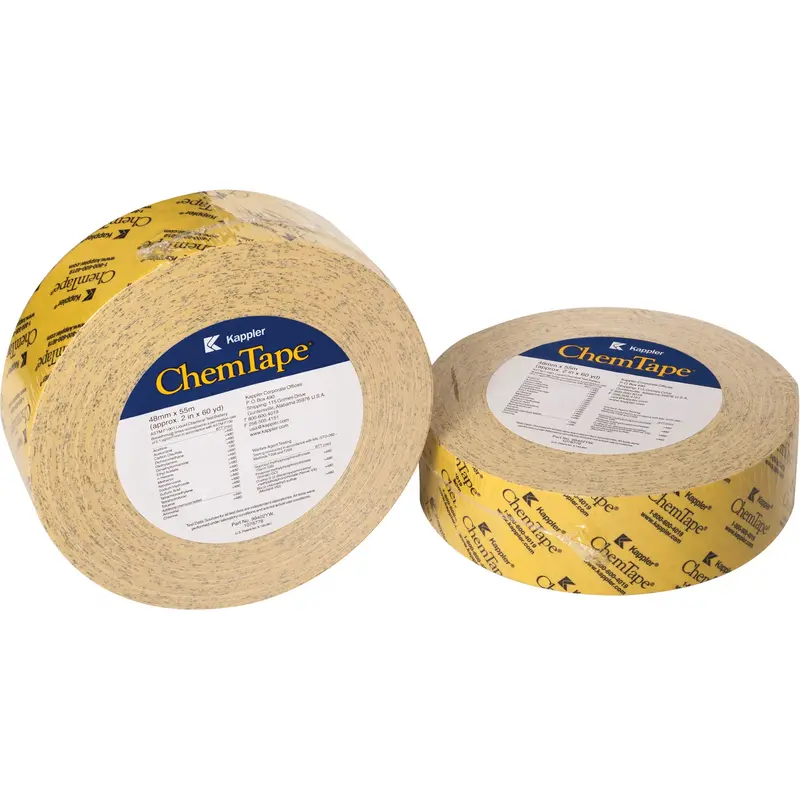 Chemtape® Chemical-Resistant Tape, 50.8 Mm (2") X 50 M (164'), Yellow 1
