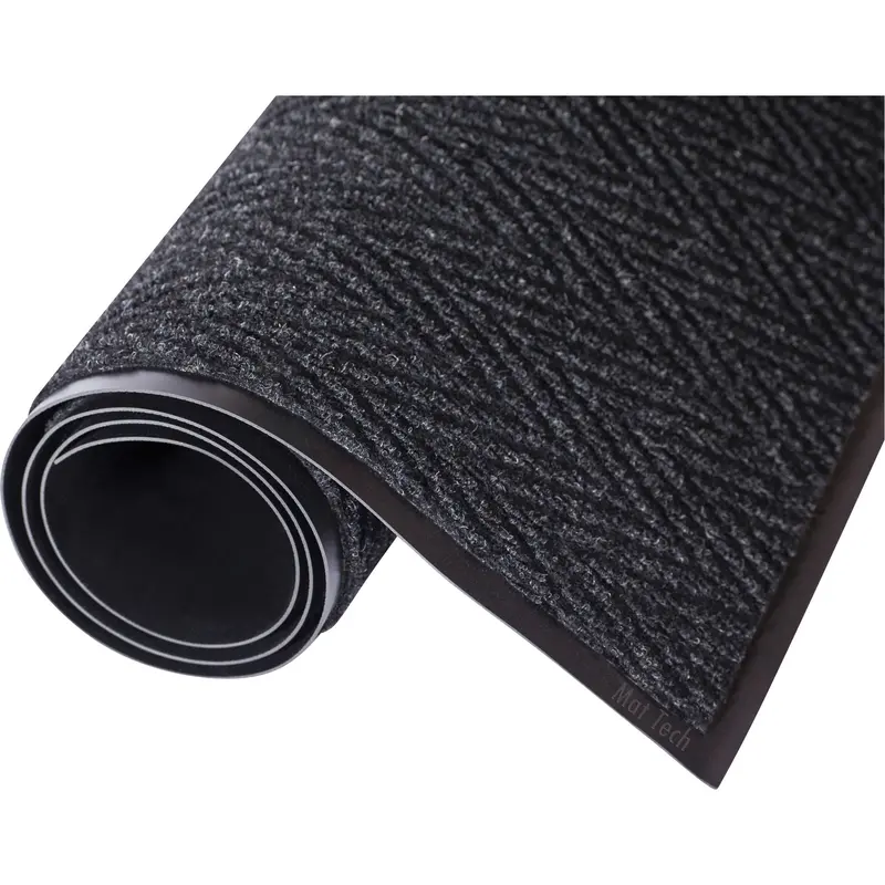 Chevron™ Matting, Scraper/Wiper, 4' X 10' X 5/16", Charcoal 1