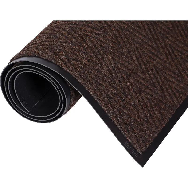 Chevron™ Matting, Wiper/Scraper, 3' X 5' X 5/16", Brown 1
