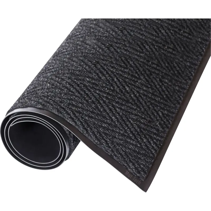 Chevron™ Matting, Wiper/Scraper, 4' X 6' X 5/16", Charcoal 1