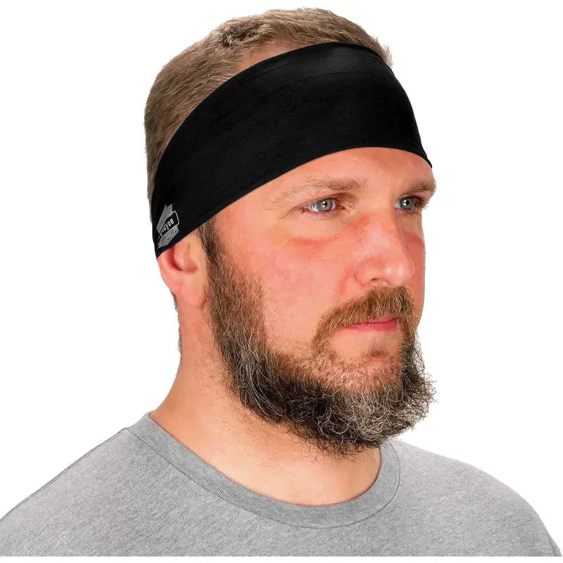 Chill-Its 6634 Cooling Headband, Black 1