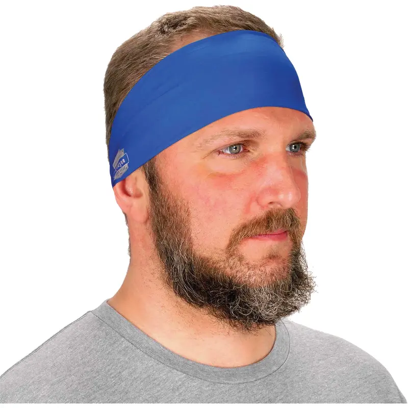 Chill-Its 6634 Cooling Headband, Blue 1