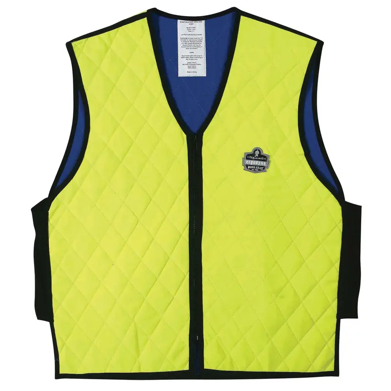 Chill-Its® 6665 Wet Evaporative Cooling Vests, 2X-Large, High Visibility Lime-Yellow 1