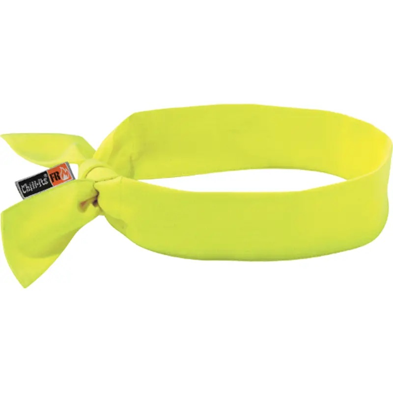 Chill-Its® 6700Fr Cooling Bandanas, High Visibilty Lime-Yellow 1