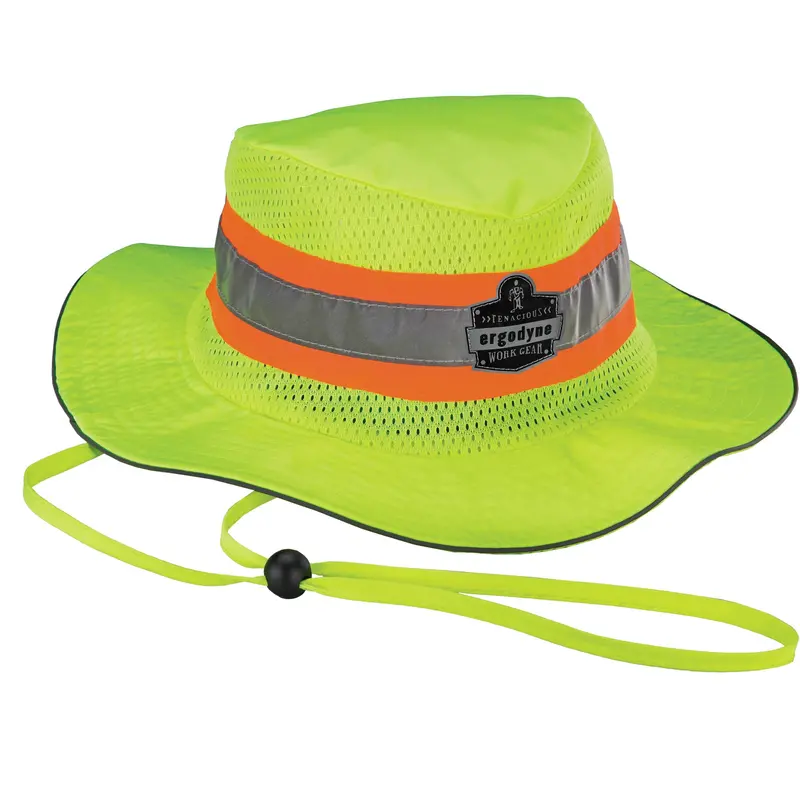 Chill-Its® 8935Ct Evaporative Cooling Ranger Hat, Hi-Vis Lime 1