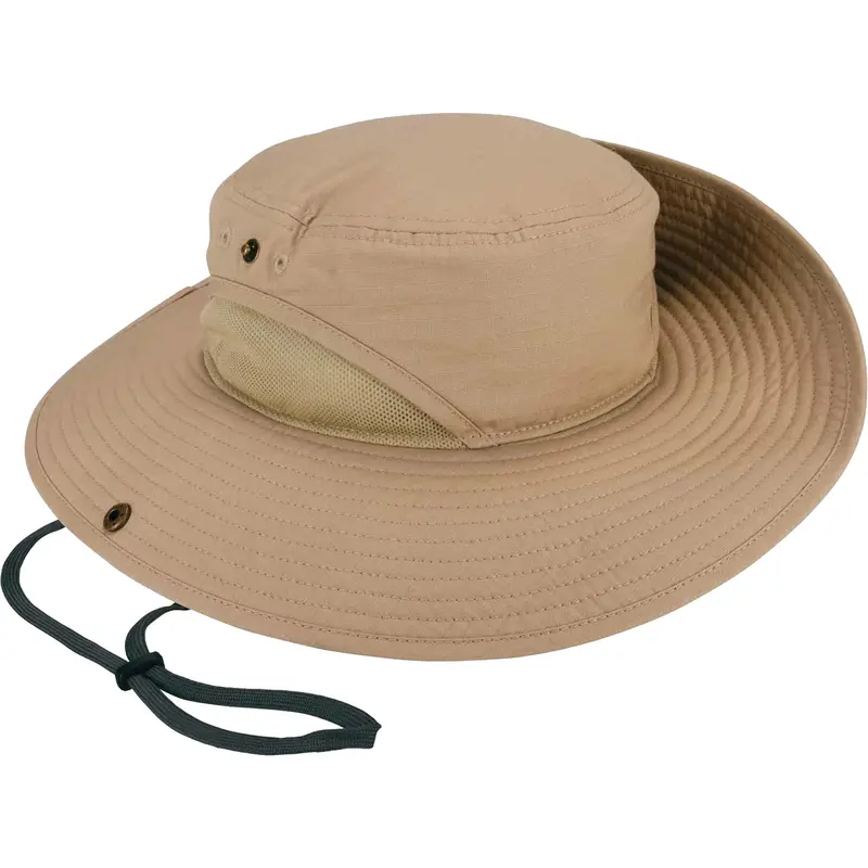 Chill-Its 8936 Lightweight Ranger Hat With Mesh Paneling, Khaki 1