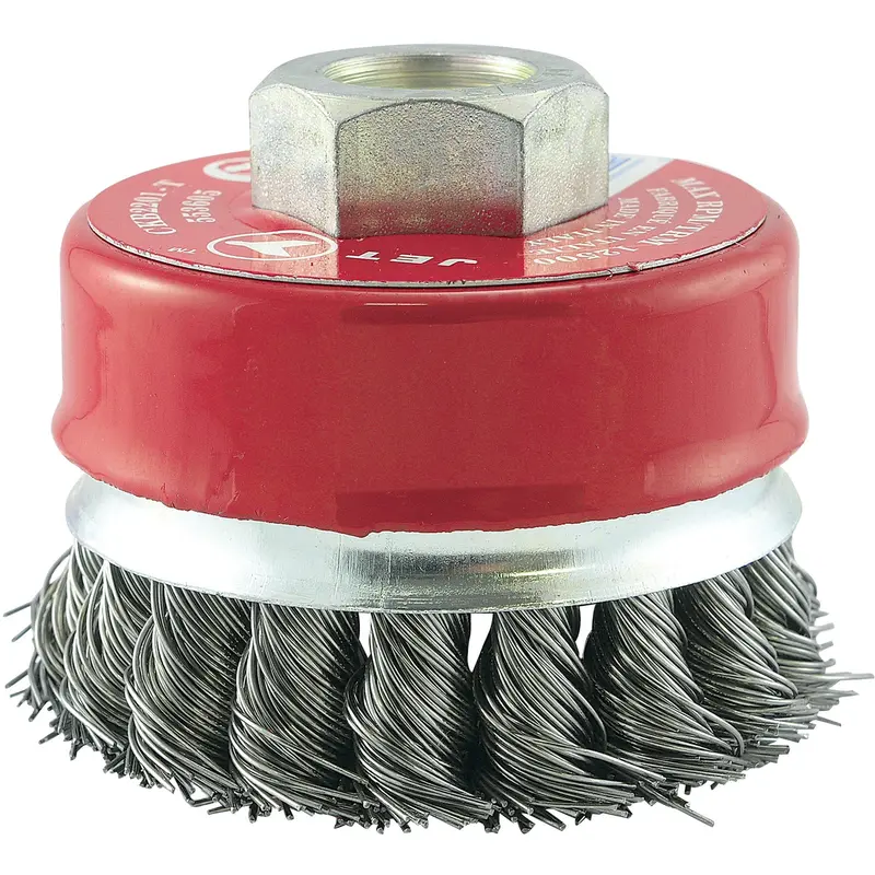 Ckb2201t Knotted Cup Brush, 2-3/4" Dia. X 5/8"-11 Arbor 1