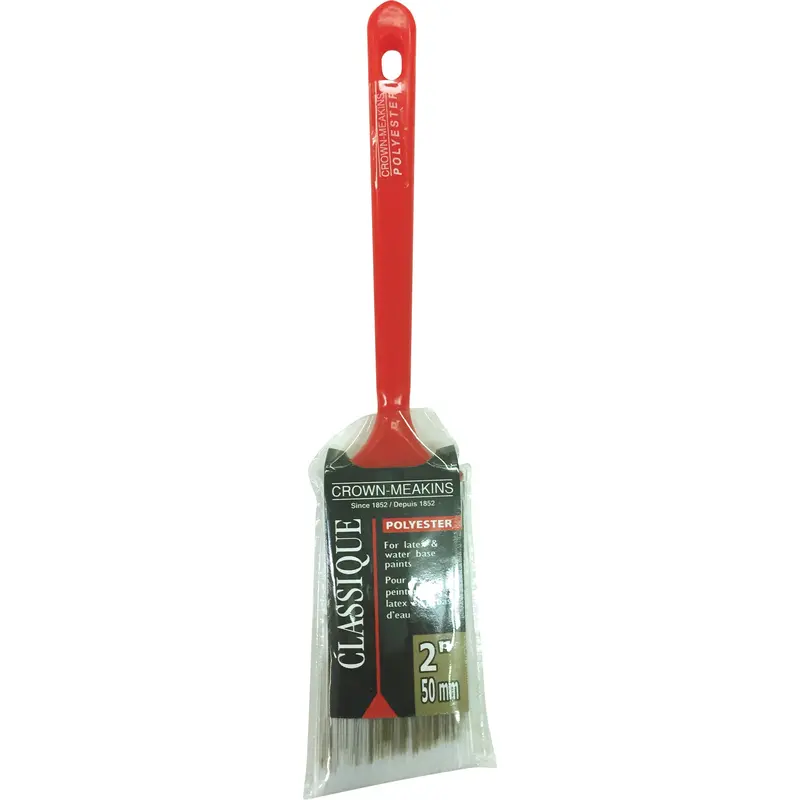 Classic Angular Paint Brush, Polyester, Plastic Handle, 2" Width 1