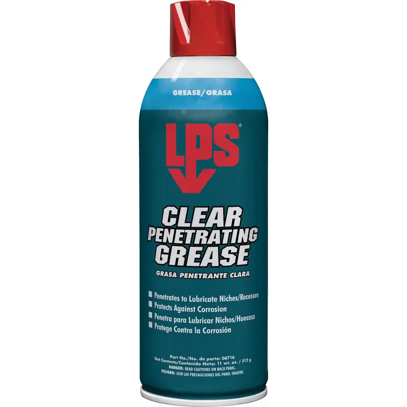 Clear Penetrating Grease, 11 Oz., Aerosol Can 1