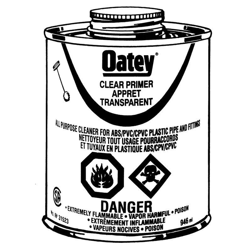 Clear Primer, 946 Ml, Brush Top Can 1