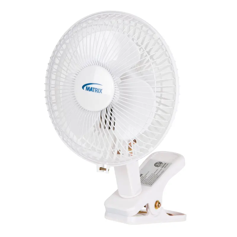 Clip-On & Desk Fan, 6" Diameter, 2 Speeds 1