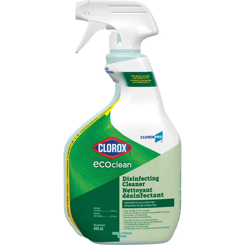 Cloroxpro™ Clorox™ Ecoclean Disinfecting Cleaner, 946 Ml, Trigger Bottle 1