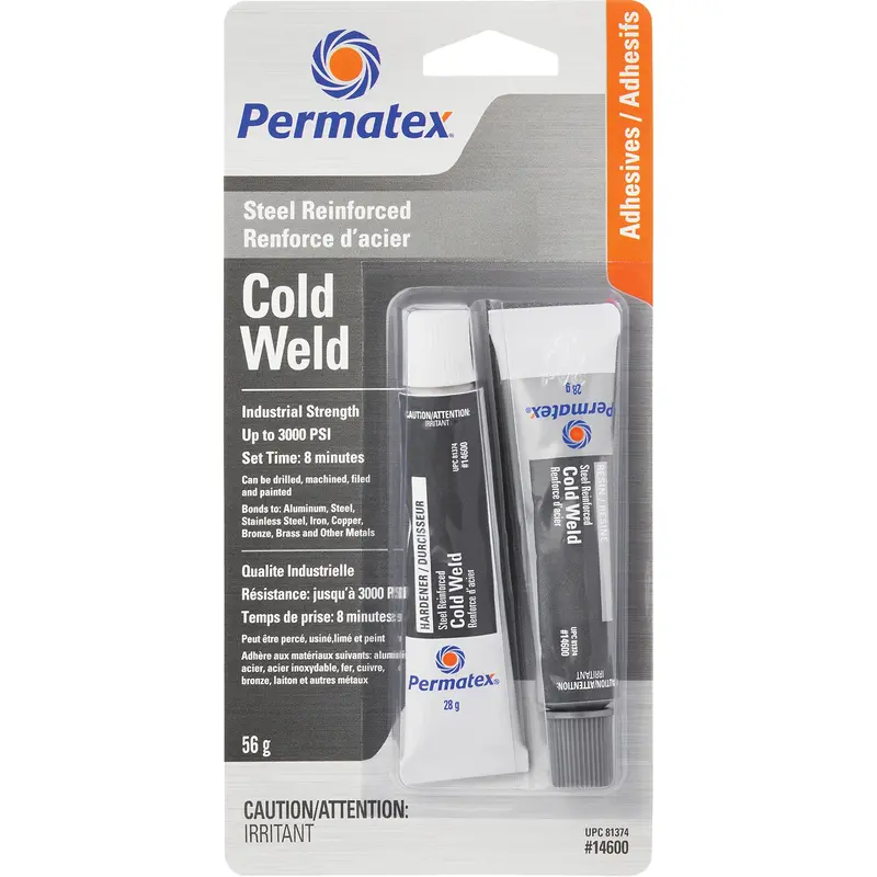 Cold Weld Bonding Compound, 2 X 28 G, Tube, Two-Part, Grey 1