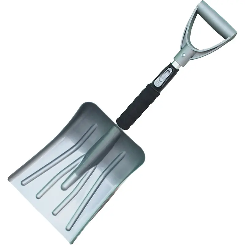 Collapsible Snow Shovel, Polypropylene Blade, 10" Wide, D-Grip Handle 1