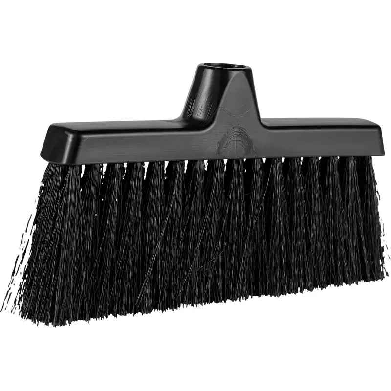 Colorcore Angle Head Broom, Medium Bristles, 10", Polypropylene, Black 1