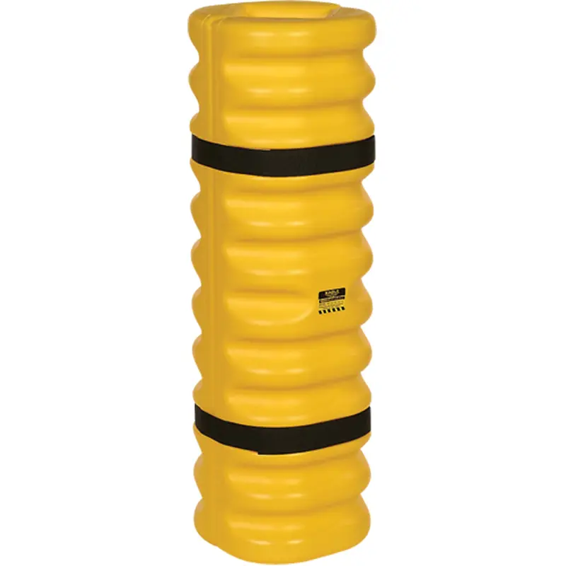 Column Protector, 4" X 6" Inside Opening, 13" L X 13" W X 42" H, Yellow 1