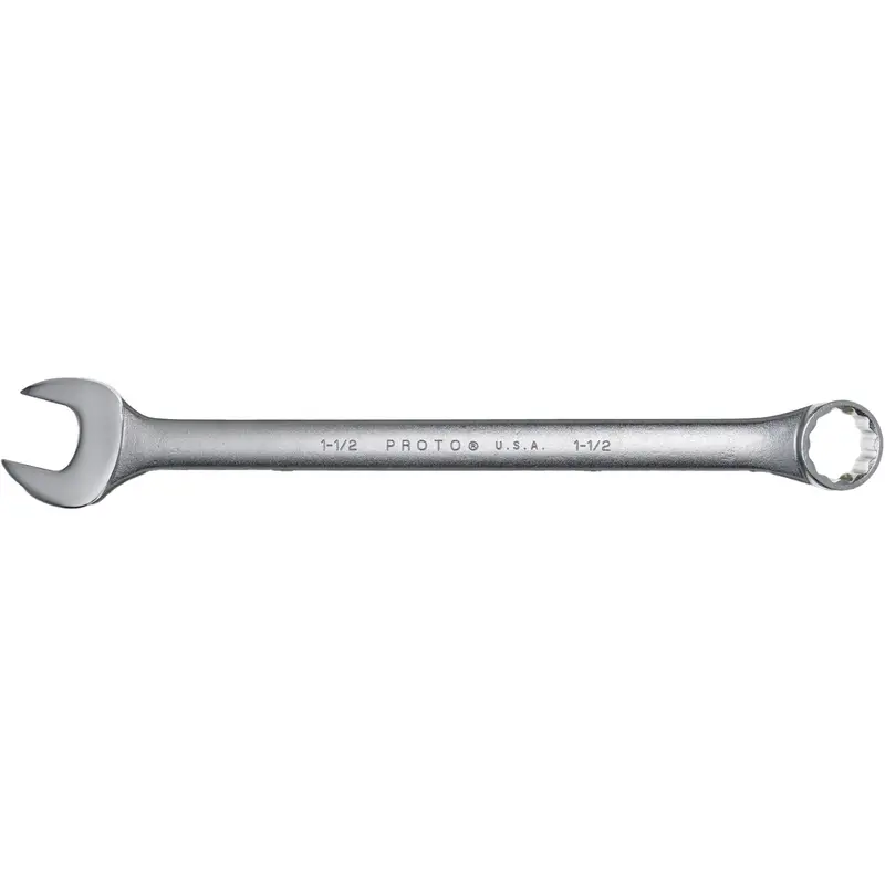 Combination Wrench, 12 Point, 1-1/2", Satin Finish 1
