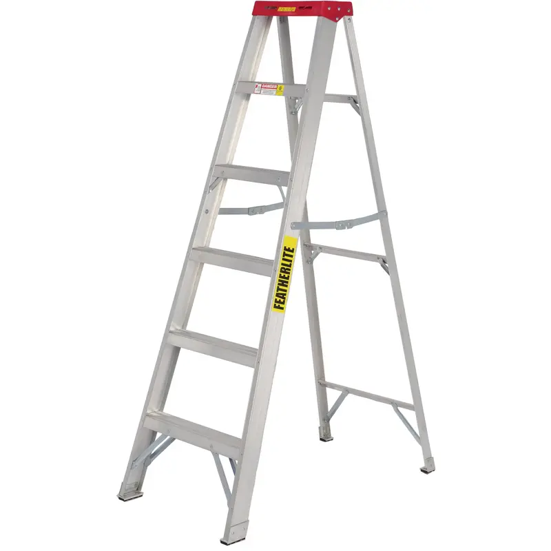 Commercial Duty Stepladders (2400 Series), 10', Aluminum, 225 Lbs. Capacity, Type 2 1