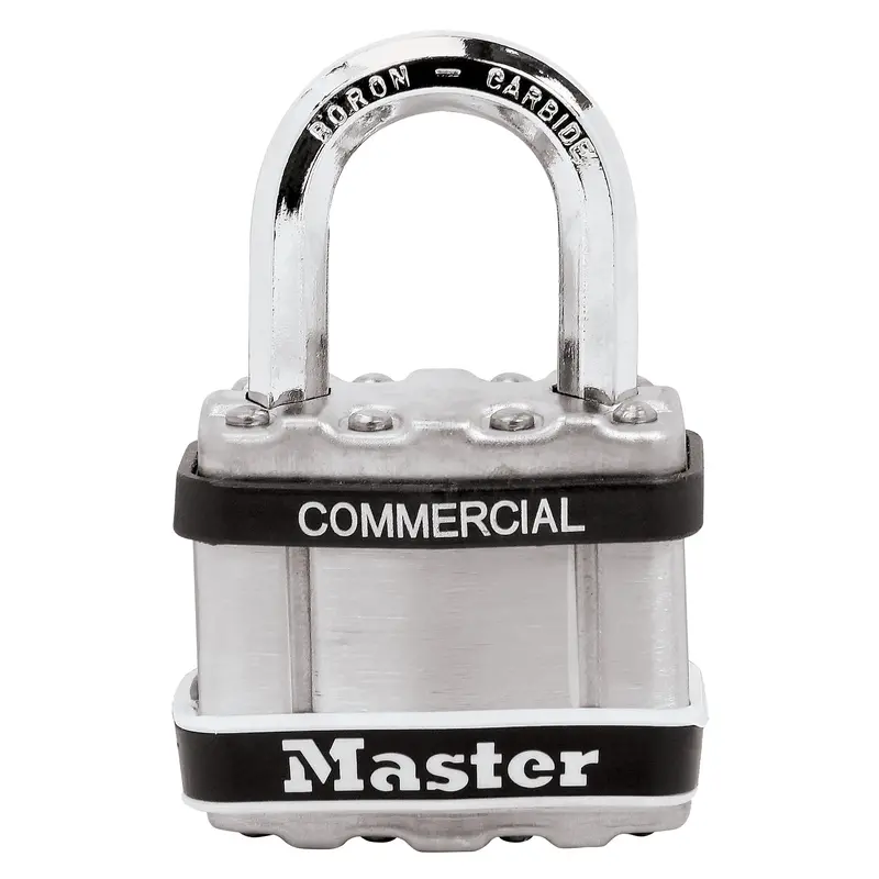 Commercial Magnum Padlock, Keyed Different, Laminated Steel, 1-3/4" Width 1